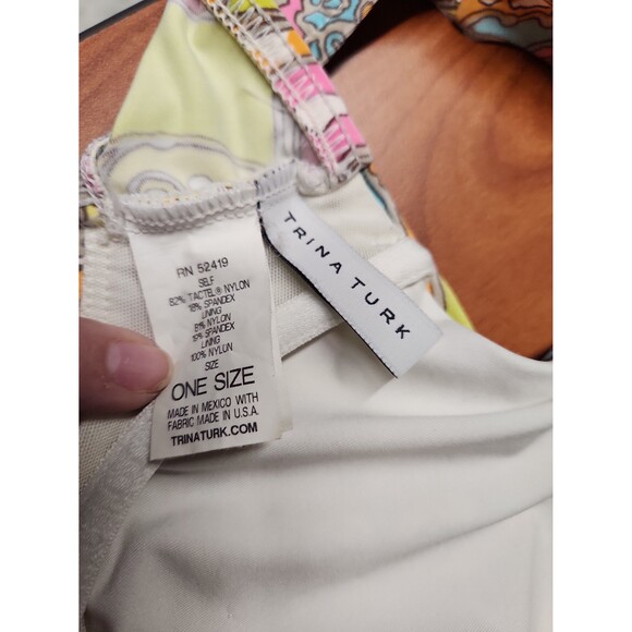 Trina Turk Multicolored Multiprint 2 Piece Bikini Size M - Picture 7 of 7